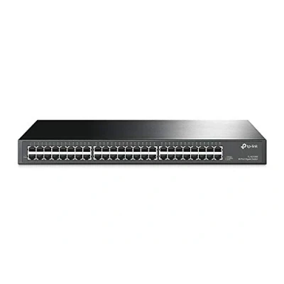 Abbildung von TP Link TL SG1048 48 Port Gigabit Netzwerk Switch ( 19 Zoll Rack Montage, 48*RJ 45 LAN Ports, Metallgehäuse, , unmanaged, Plug und Play)schwarz