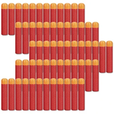 Abbildung von HONGCI 60er 9,5cm EVA Darts Pfeile für alle Nerf N Strike Elite MEGA Blaster Toy Gun, Zubehör