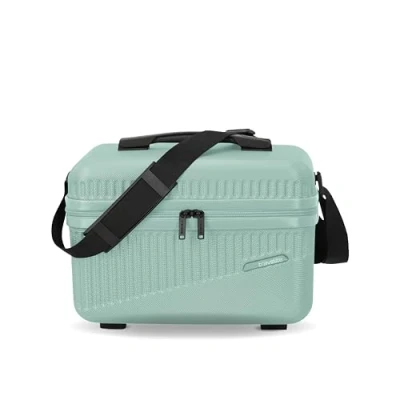 Abbildung von travelite Beautycase Hartschale Handgepäck, Bali, Kosmetikkoffer mit Organizer und Aufsteckfunktion, 36 cm, 17 Liter