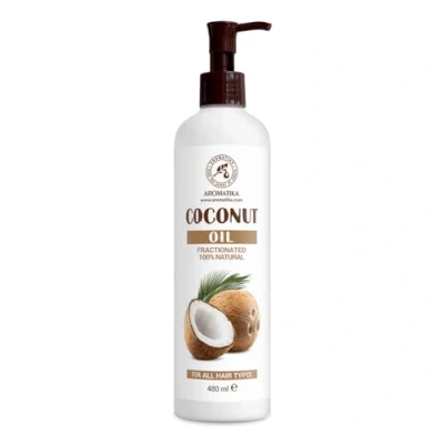 Abbildung von Haaröl auf Basis Kokosöl 480ml Cocos Nucifera Oil Reines &amp; Natürliches Kokoshaaröl Flüssig Intensive Pflege für Haare
