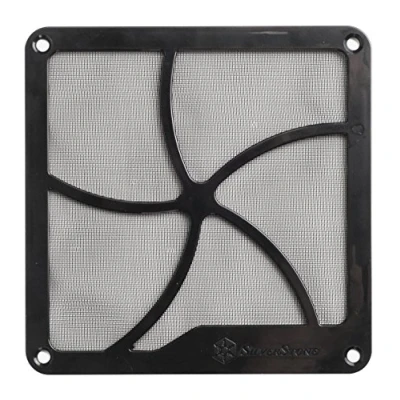 Abbildung von SilverStone FF141B 140 mm Lüfterabdeckung mit Staubfilter, schwarz