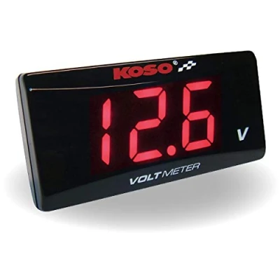 Abbildung von Voltmeter Koso Super Slim Style 8 18 Volt rot