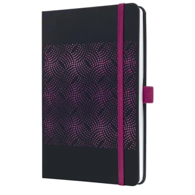 Abbildung von SIGEL J5213 Wochenkalender Jolie 2025, ca. A5, schwarz, pink, Hardcover mit samtig weicher Oberfläche, Gummiband, Stiftschlaufe, Einstecktasche, 174 S., vegan, aus nachhaltigem Papier, Terminplaner