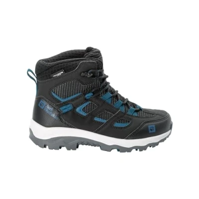 Abbildung von Jack Wolfskin VOJO Texapore MID Unisex Hikingschuh für Kinder, Größe: 30, Schwarz Textil/synthetik
