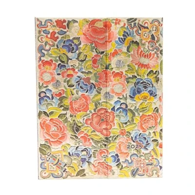 Abbildung von Pear Garden (Peking Opera Embroidery) Ultra 12 month Verso Hardback Dayplanner 2025 (Wrap Closure)