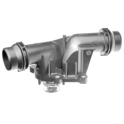 Abbildung von GATES TH25085G1 Kühlwasserthermostat 85 mit Dichtungen Gehäuse BMW: 3 Saloon, Touring, 5 Saloon