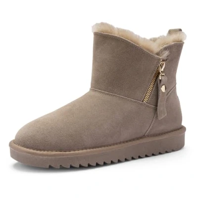 Abbildung von ara Snowboot/Winterstiefel, Damen, Größe: 39, Taupe Schuhe