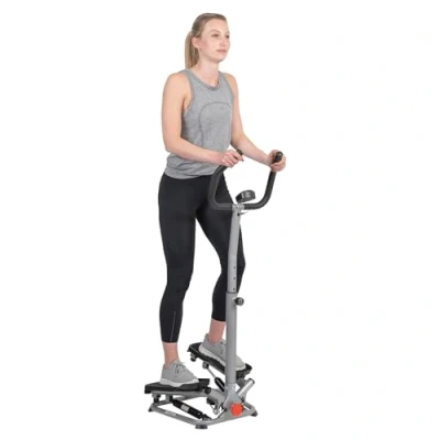 Abbildung von Sunny Health &amp; Fitness Smart Twist Stair Stepper mit Lenker, Mini für Bewegung Low Impact, platzsparend SF S020027