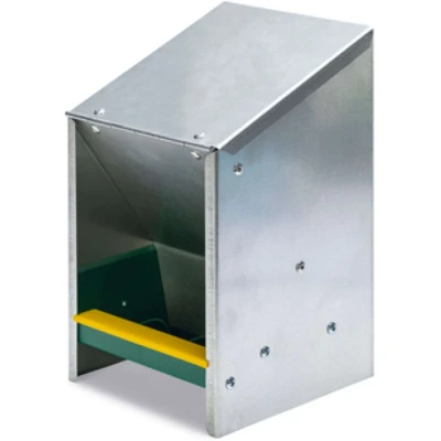 Abbildung von Olba Metall Futterautomat m. Deckel 2,5 kg