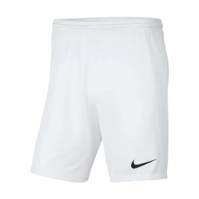 Abbildung von Nike Jungen Y Nk Df Park Iii Nb K Fußballshorts, Weiß/Schwarz, L EU