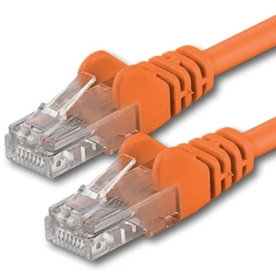 Abbildung von 1aTTack.de 5m orange 1 Stück CAT.6 CAT6 Ethernet Lan Netzwerk Kabel 1000 Mbit/s Patchkabel