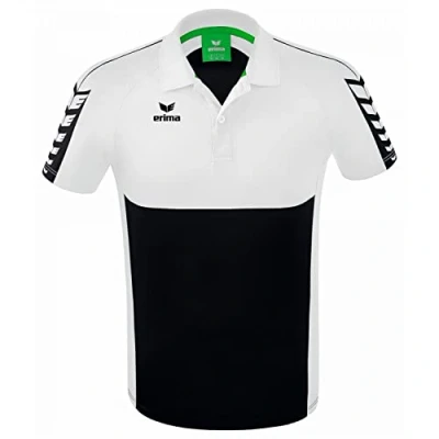 Abbildung von Erima Herren Six Wings Sport Polohemd, schwarz, M