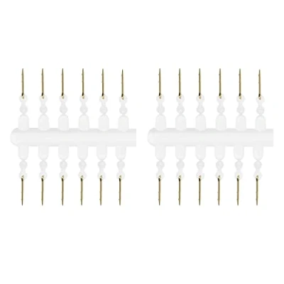 Abbildung von 24PCS Karpfenköder Spike mit Widerhaken und Silikon Corn Ronnie Hair Rig Carp Feeder Tackle für Worm Baits Karpfenangeln Werkzeug Zubehör 10mm
