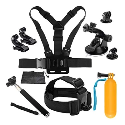Abbildung von D&amp;F 10 1 Sport Kamera Zubehör Kit für Gopro Hero 7/6/5/4 / (2018) SJCAM YI Crosstour AKASO Campark und andere Action