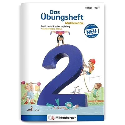 Abbildung von Das Übungsheft Mathematik 2: Denk und Rechentraining Lernheft für 2. Klasse Mathe, Rechenübungen die Grundschule, inkl. Lösungsheft Sticker