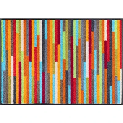 Abbildung von wash+dry Fußmatte, Mikado Stripes nature 60x85 cm, innen und außen, waschbar