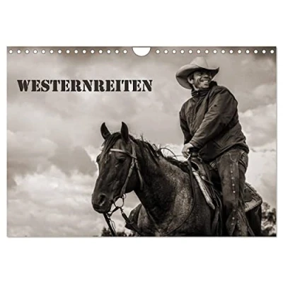 Abbildung von Westernreiten (Wandkalender 2025 DIN A4 quer), CALVENDO Monatskalender