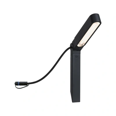 Abbildung von Paulmann 94545 Plug &amp; Shine LED Außenleuchte Spot Ito IP65 incl. 1x6 Watt dimmbar Außenleuchten Anthrazit Metall, Kunststoff 3000 K