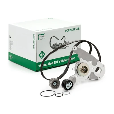 Abbildung von INA 530 0232 30 Wasserpumpe + Zahnriemensatz mit FIAT: Ducato III Van, Minibus, Platform / Chassis