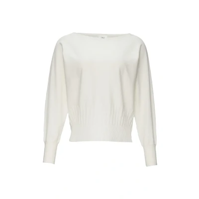 Abbildung von s.Oliver Black Label MIT Strukturmuster AM SAUM Strickpullover, Damen, Größe: 36, Ecru