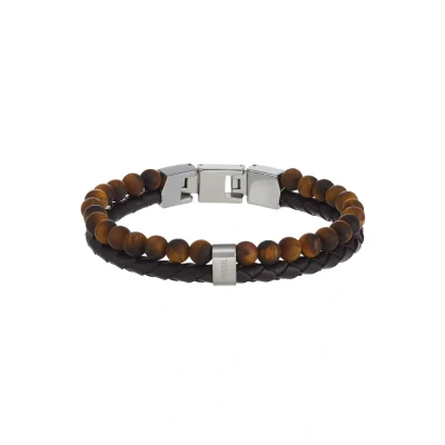 Abbildung von Fossil Vintage Casual Armband, Herren, Größe: One Size, Brown