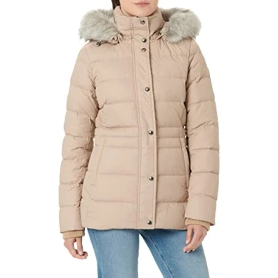 Abbildung von Tommy Hilfiger Damen Daunenjacke, Beige, XS