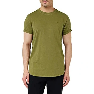 Abbildung von G STAR Herren Lash Overdeyed T Shirt Grün (Avocado gd D16396 2653 D832) XS