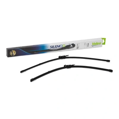 Abbildung von Scheibenwischer Valeo Silencio X.trm, Flat Blade Set 574325 vorne Rahmenlos Top Lock MERCEDES BENZ: A Class, B Class