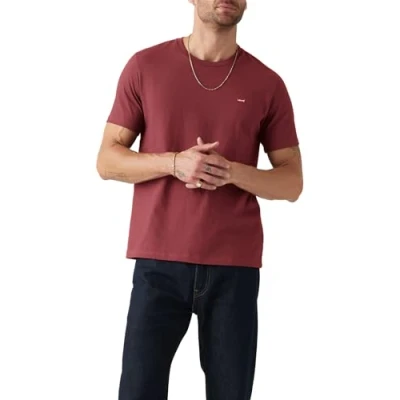 Abbildung von Levi&#039;s Original Tshirt print, Herren, Größe: Small, Red mahogany