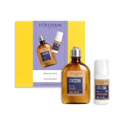 Abbildung von L&#039;Occitane Herren Körper und Badpflegeset, L&#039;Occitan Lavendelduft, Duschgel Deodorant Duo