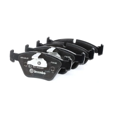 Abbildung von BREMBO P 06 065 Bremsbelagsatz für Verschleißwarnanzeiger vorbereitet mit Kolbenclip ohne Zubehör BMW: 5 Saloon, Touring
