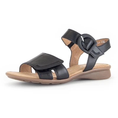 Abbildung von Gabor Comfort Schaftsandale, Damen, Größe: 39, Schwarz Schuhe
