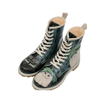 Abbildung von DOGO Vegane Damen Boots Stiefeletten Rain Drops May Heal Your Soul 41
