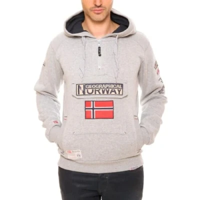 Abbildung von Geographical Norway Herren Pullover Gymclass Blended Grey S