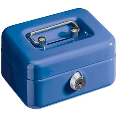 Abbildung von ALCO ALBERT 850 15 Geldkassette für Kinder, dunkelblau, 125x95x60 mm