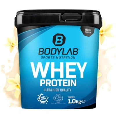 Abbildung von Bodylab24 Whey Protein Pulver, Vanille, 1kg