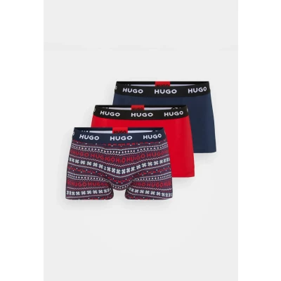 Abbildung von HUGO Design 3 PACK Boxerbriefs, Herren, Größe: XL, Blue/red