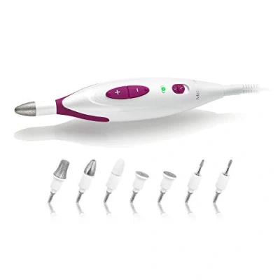 Abbildung von medisana MP 815 elektrisches Maniküre &amp; Pediküre Set mit 7 Nagelpflege Aufsätzen, 2 Geschwindigkeitsstufen für Nägel, Nagelhaut und Hornhaut