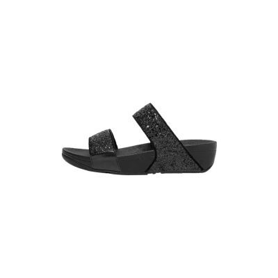 Abbildung von Fitflop LULU glitter Pantolette flach, Damen, Größe: 43, Black Schuhe