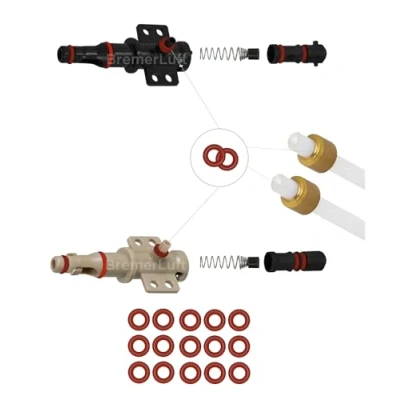 Abbildung von 15 x O Ring Dichtung für 4 mm Silikonschlauch Druckschlauch Kaffeemaschine und Kaffeevollautomat kompatibel mit Saeco Philips Siemens Bosch Krups Spidem Gaggia Jura Miele Melitta AEG Neff