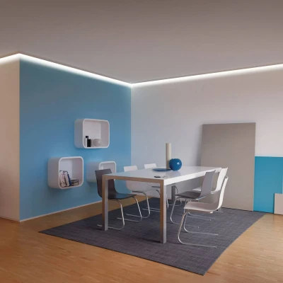 Abbildung von Paulmann LED Streifen »Corner Profil 100 cm Grau, Kunststoff Kunststoff«