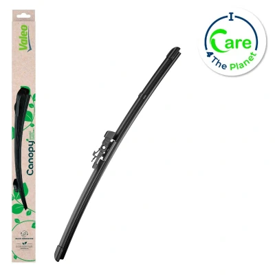 Abbildung von Scheibenwischer Valeo Canopy 583920 380mm Flachbalkenwischblatt, Wischgummi aus &gt;80 % nachhaltigen Materialien FIAT: Punto Evo Hatchback