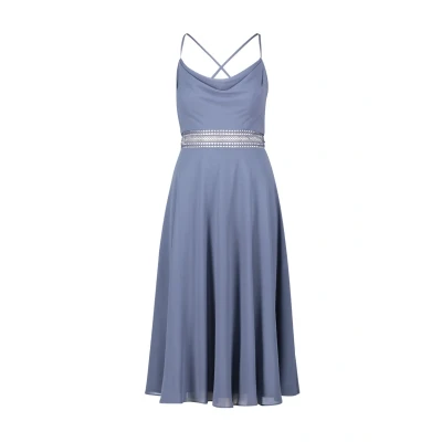 Abbildung von Vera Mont MIT Wasserfallausschnitt Cocktailkleid/festliches Kleid, Damen, Größe: 34, Blue stone