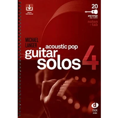 Abbildung von Acoustic Pop Guitar Solos 4: Noten &amp; TAB easy/medium. Mit Download Link
