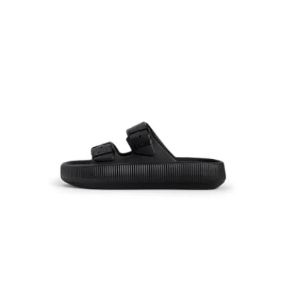 Abbildung von Fila Tireno Pantolette flach, Damen, Größe: 41, Black Kunststoff