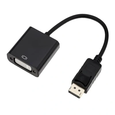 Abbildung von VMOJO DisplayPort (DP) auf DVI Adapterkabel, 1.2 I Adapter,Stecker Buchse, vergoldetes Kabel, kompatibel mit Lenovo, Dell, HP und so weiter