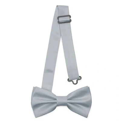 Abbildung von Ladeheid Kinder Jungen Fliege Vorgebunden, Einstellbares Band, Mattes Design, Ideal für Hochzeit, Geburtstag, Einschulung Strapazierfähig &amp; Stilvoll BKM (10cm x 5cm, Weiß)