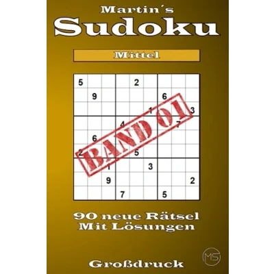 Abbildung von Martin&#039;s Sudoku Band 1: Schwierigkeitsstufe Mittel 90 neue Kulträtsel Als Großdruck
