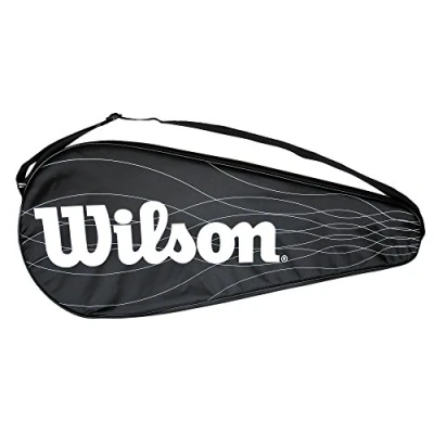 Abbildung von Wilson Performance Schlägerhülle für einen Tennisschläger Cover Schwarz Einheitsgröße