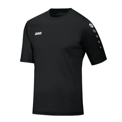 Abbildung von JAKO Unisex Kinder Team (Kurzarm) Fußballtrikots, Schwarz, 152 EU